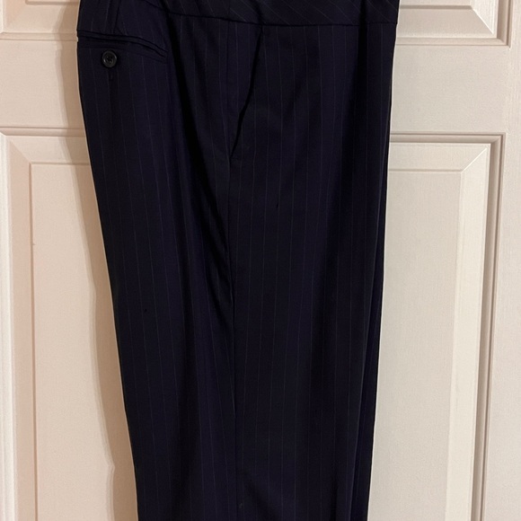 Women’s Navy Banana Republic Outlet Pinstripe Suit - Picture 2 of 3